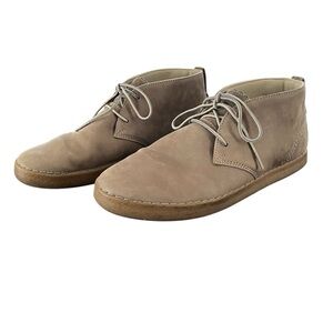 OluKai Kupono Chukka Boots Mens EU 42.5 / US 9.5 Gray Brown Leather